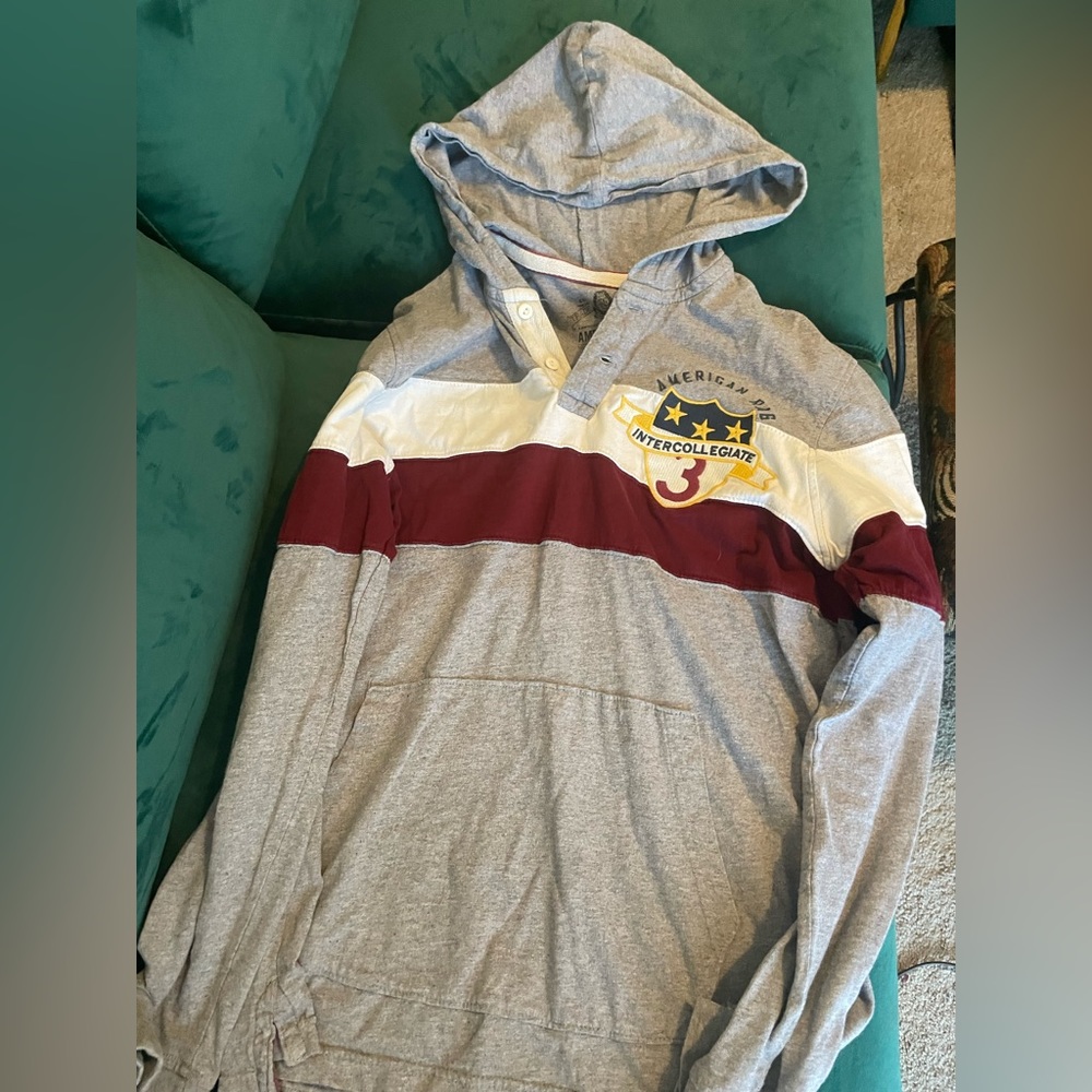 American Rag Hooded Long Sleeve Tee